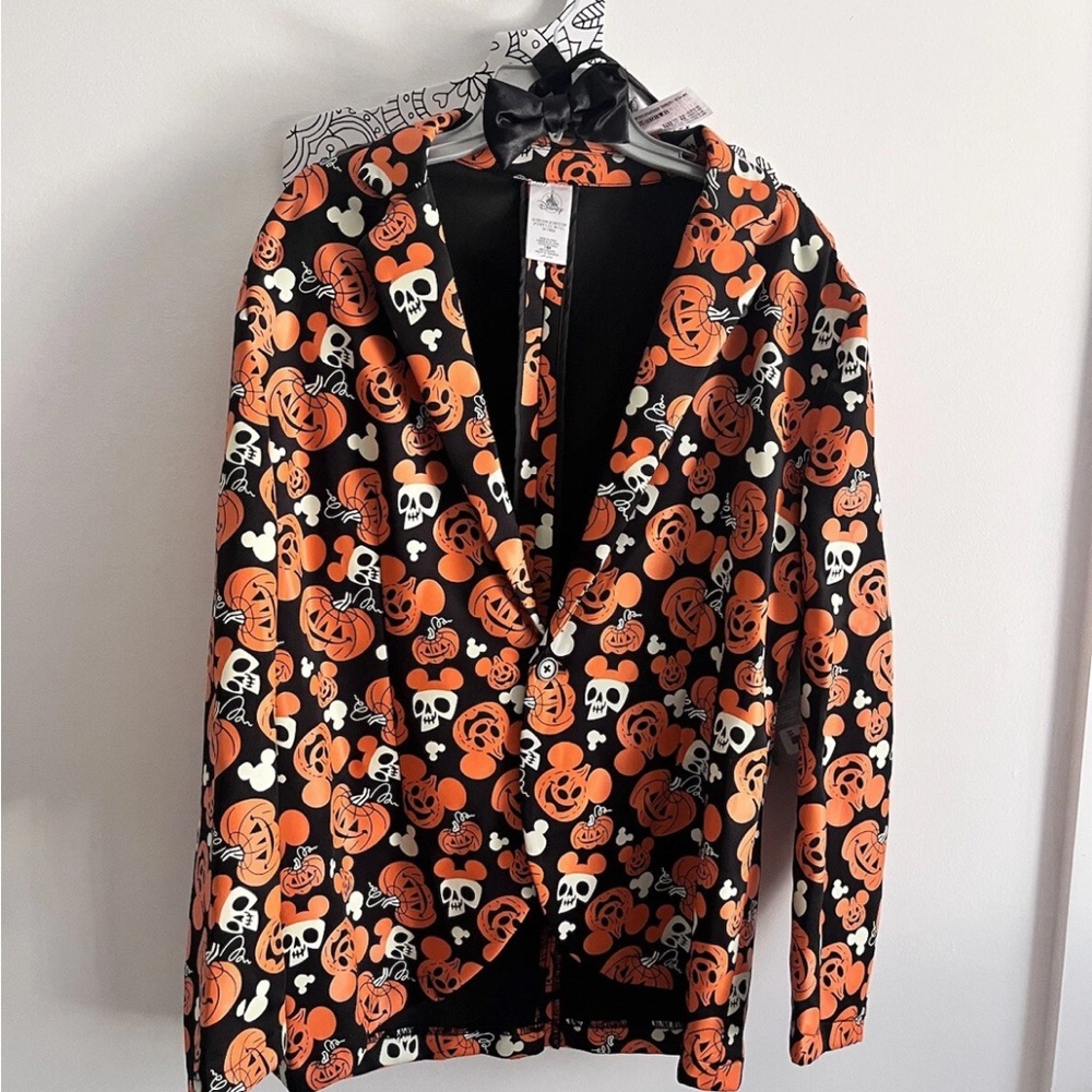 Disney Orange and Black Halloween Blazer
